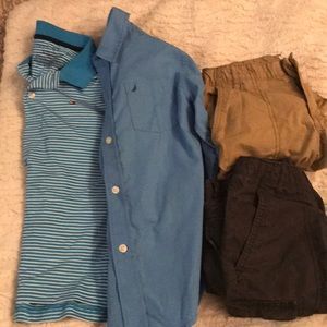 Bundle of boys size 7/8 (2 tops & 2 shorts)